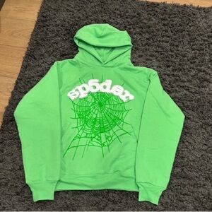 Green Sp5der Hoodie